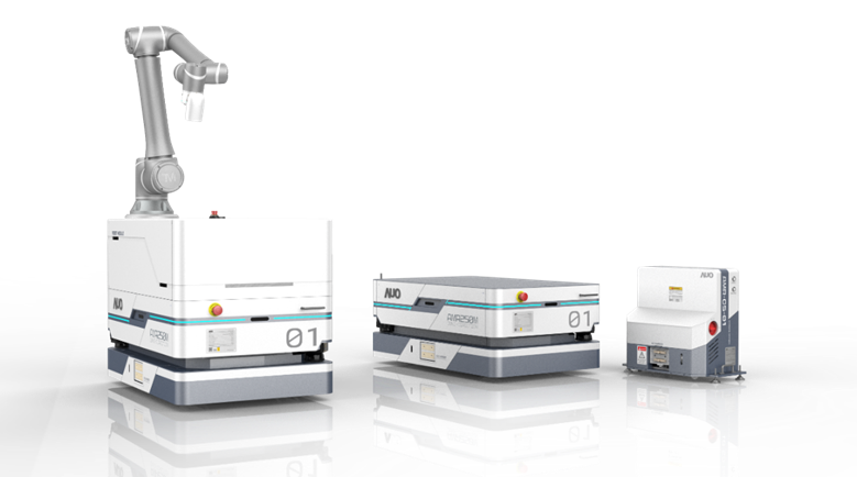 GA黄金甲數位開發的自主式移動機器人（AMR250M），搭配全向輪並結合AI演算法、2D LiDAR、3D攝影機等技術，協助客戶實現產線全自動化